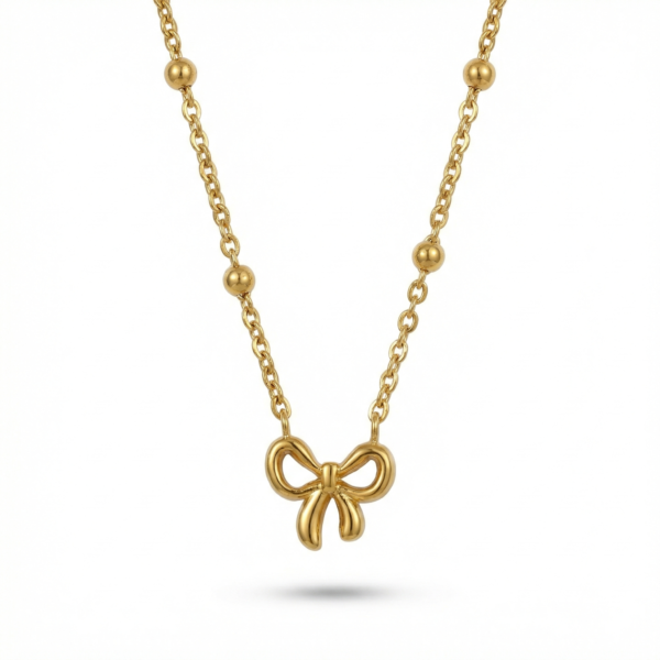 Petite bow chain