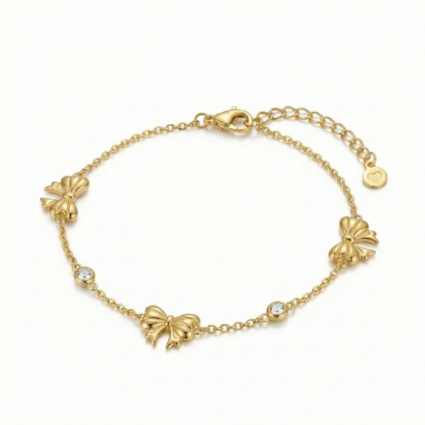 String of bow bracelet