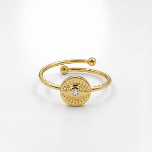 Evil eye ring