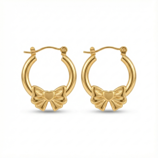 Ribbon bow hoops