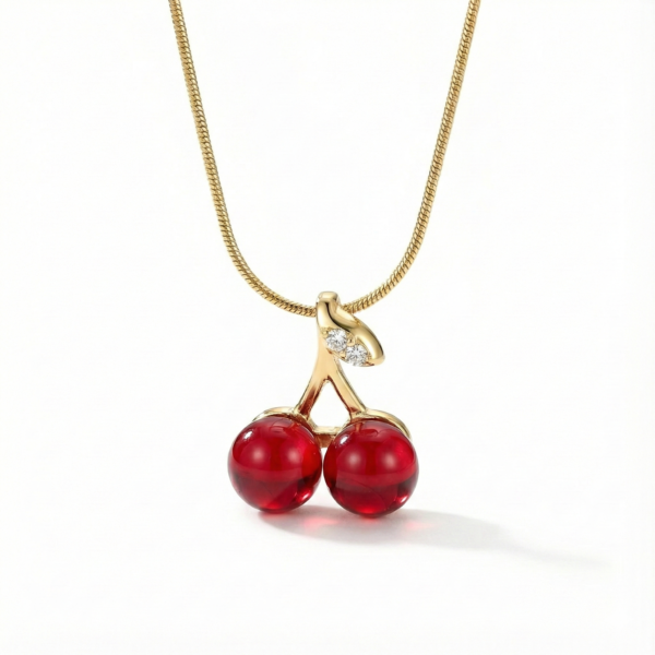 Cherry in sleek chain