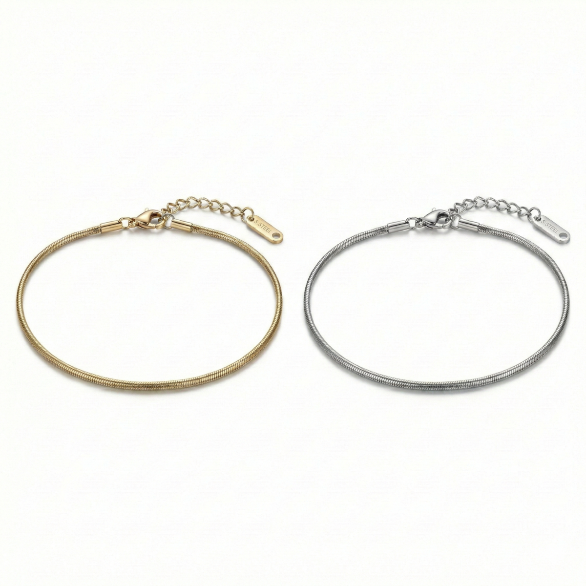 sleek chain bracelet pair Sleek chain bracelet pair