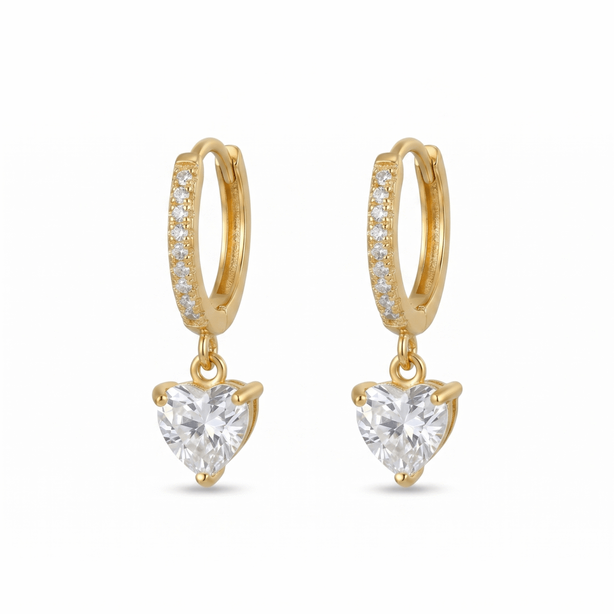 gemini generated image t5xprzt5xprzt5xp Heart solitaire huggie hoops