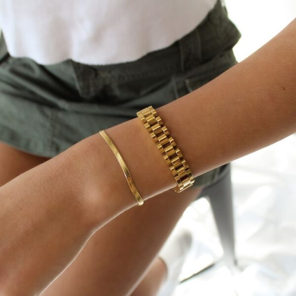gold bracelet collection